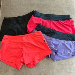 Bundle of Oiselle roga running shorts - size 6